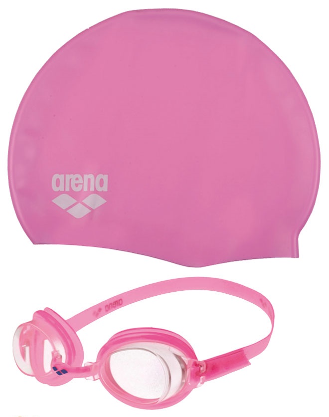 Набор для плавания детский шапочка+очки (Arena).